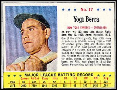 17 Yogi Berra
